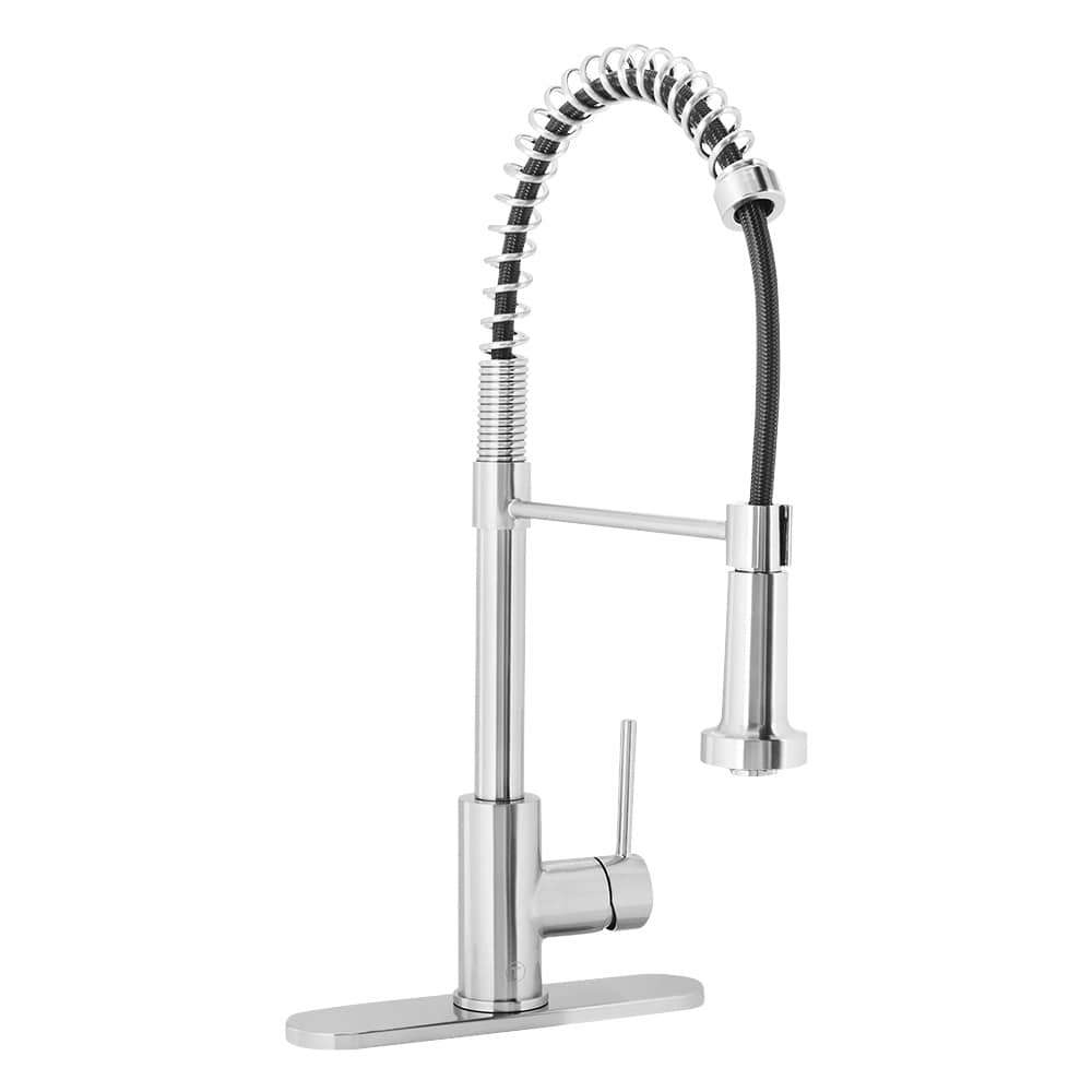 Robinet de cuisine à douchette rétractable à 1 poignée Massimo chrome TASSILI SUPRA