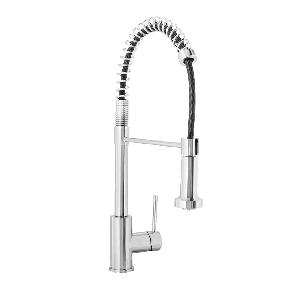 Robinet de cuisine à douchette rétractable à 1 poignée Massimo chrome TASSILI SUPRA