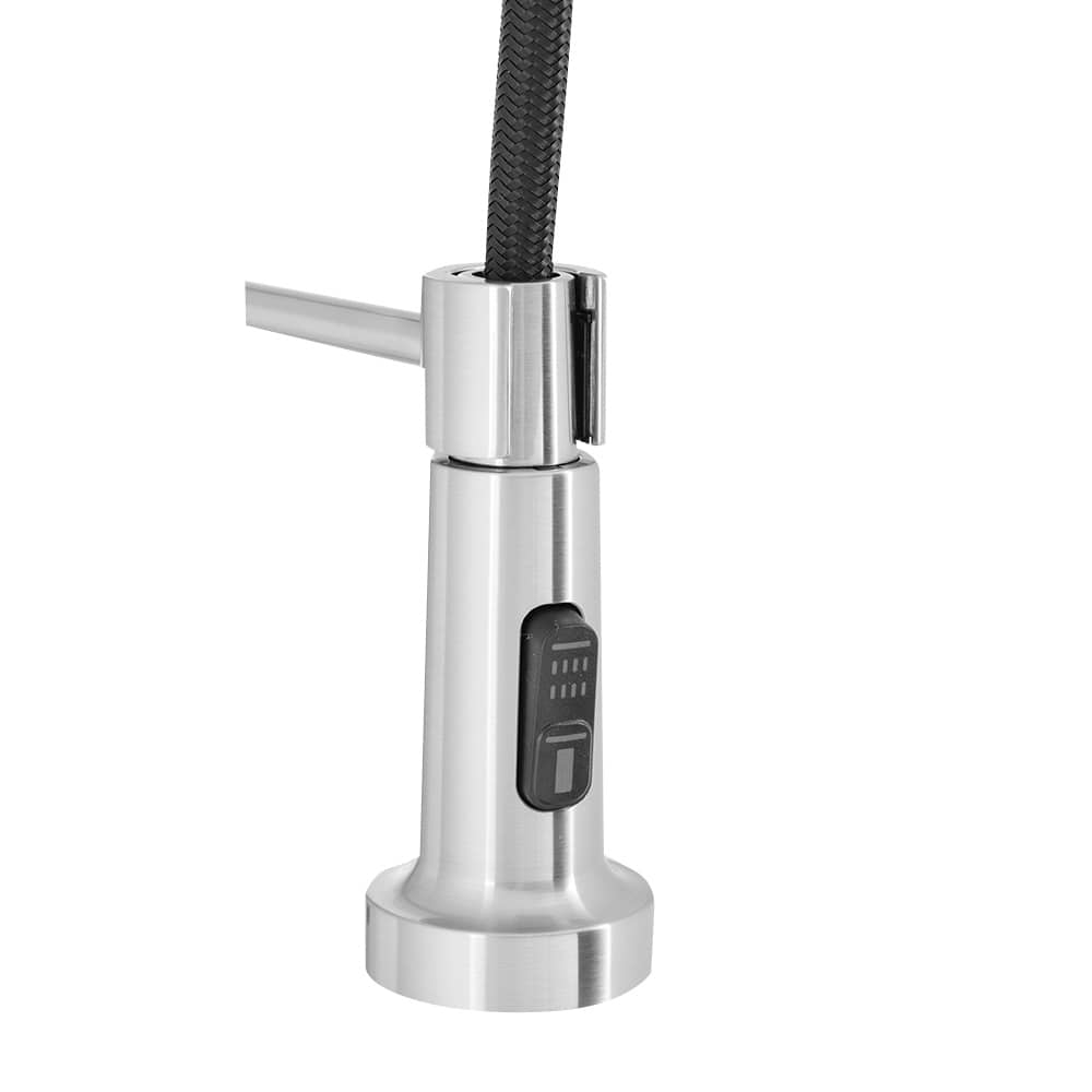 Robinet de cuisine à douchette rétractable à 1 poignée Massimo chrome TASSILI SUPRA