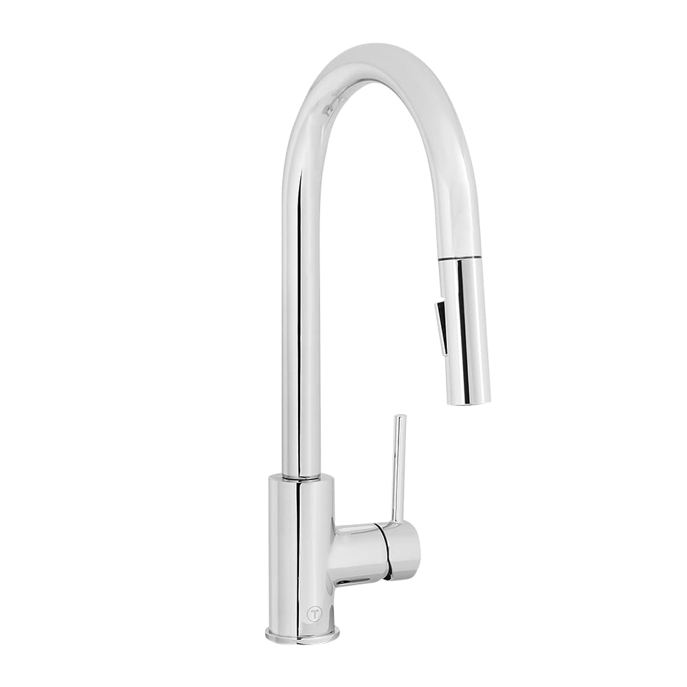 Robinet de cuisine à douchette rétractable 1 poignée Romano chrome TASSILI