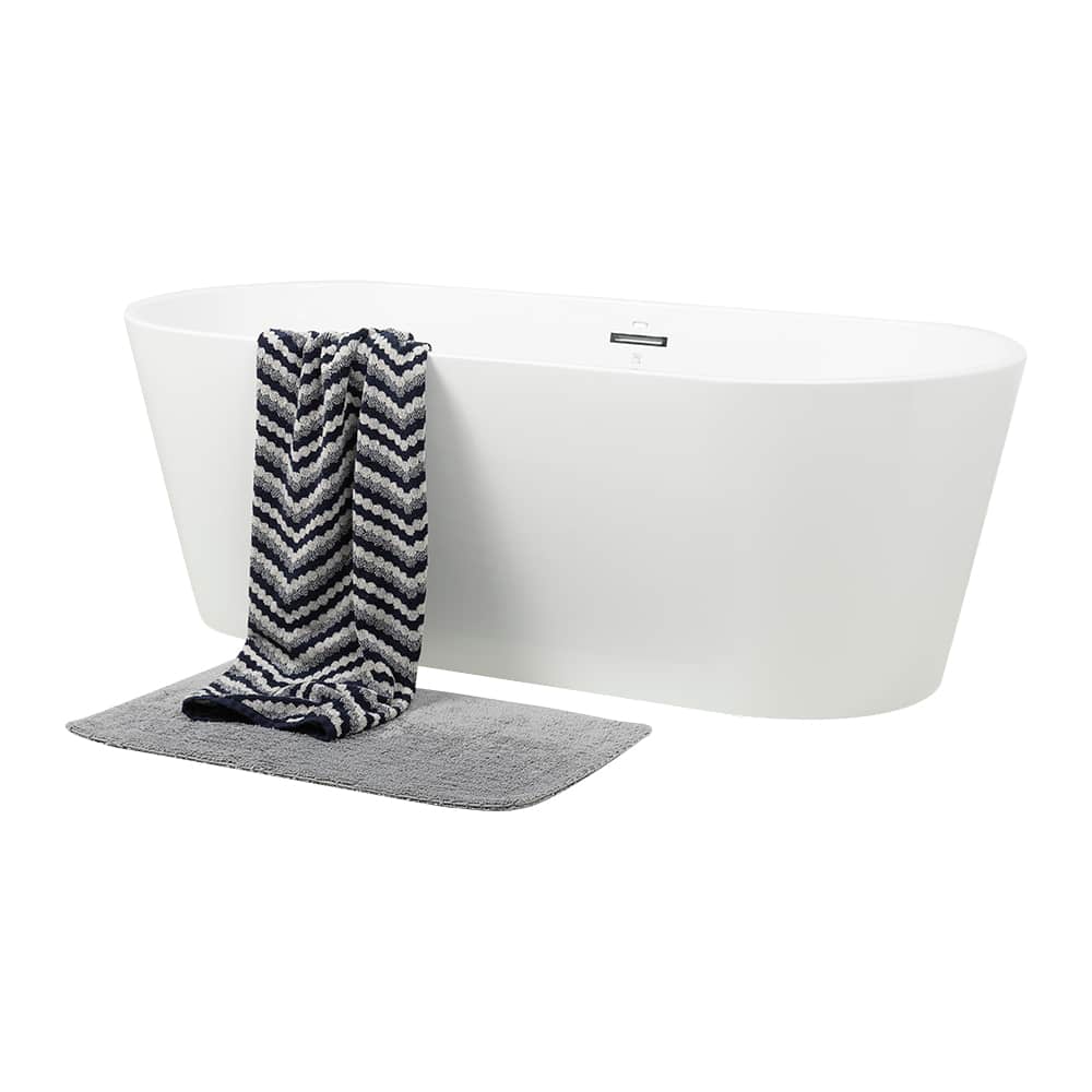 TASSILI Scotia Freestanding Bathtub Central Drain 66&nbsp;9/16 in.&nbsp;x&nbsp;30&nbsp;1/8 in.