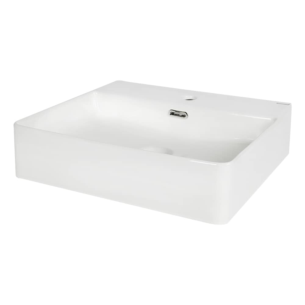 Vasque rectangulaire en porcelaine blanche Livia 23&nbsp;5/8&nbsp;po x 17&nbsp;1/8&nbsp;po TASSILI SUPRA
