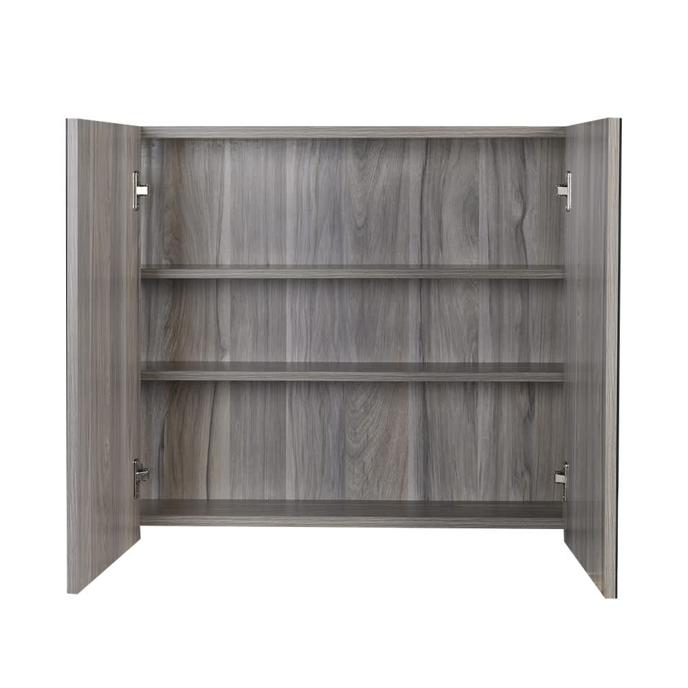 Pharmacie Sienna fini chêne gris avec miroir 29&nbsp;1/2&nbsp;po&nbsp;x&nbsp;25&nbsp;9/16&nbsp;po TASSILI