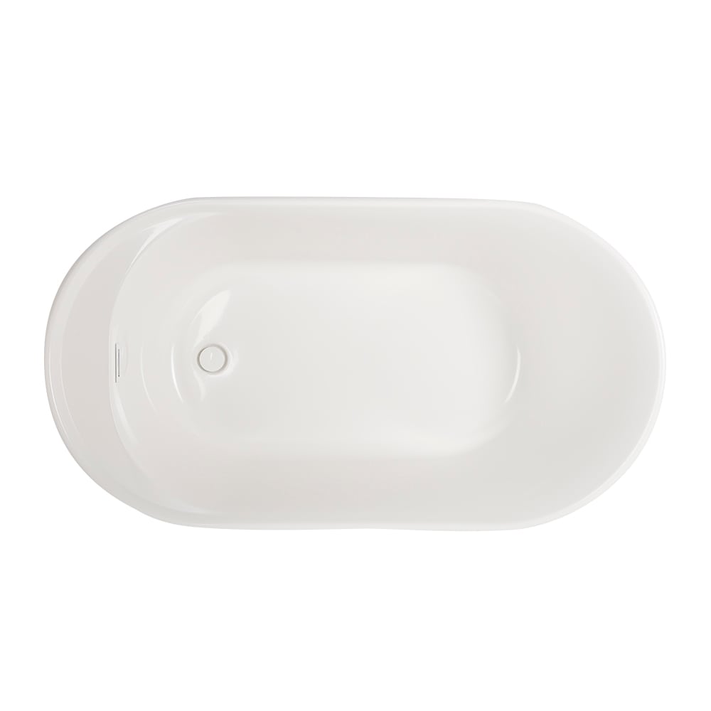 Baignoire autoportante Davis drain réversible  58&nbsp;po&nbsp;x&nbsp;32&nbsp;po