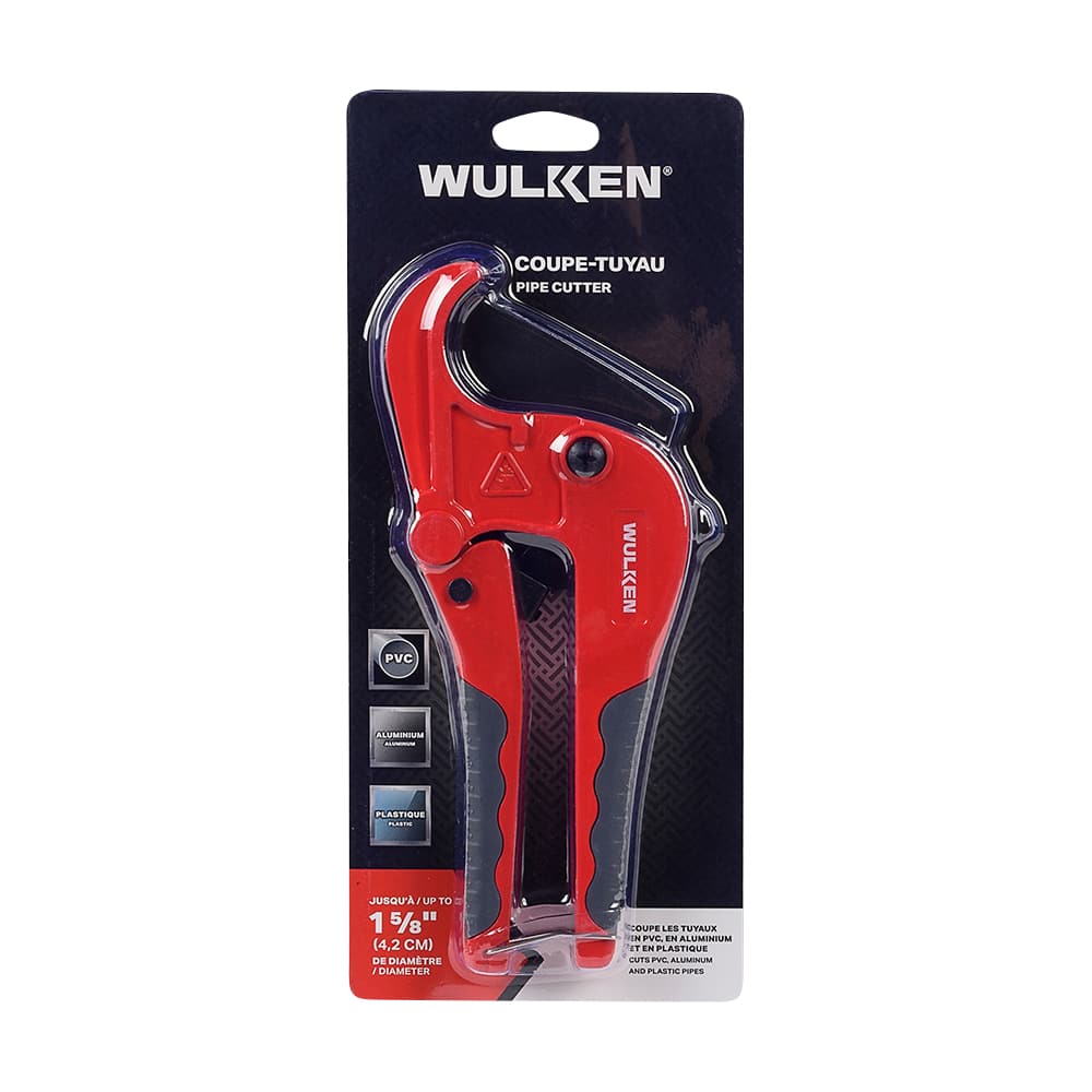 Coupe-tuyau pour tuyaux en PVC et plastique WULKEN