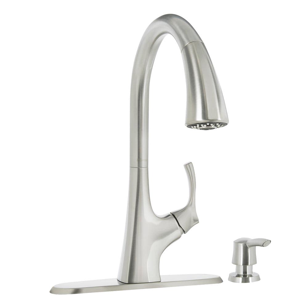 Robinet de cuisine à douchette rétractable 1 poignée Masey inox PFISTER