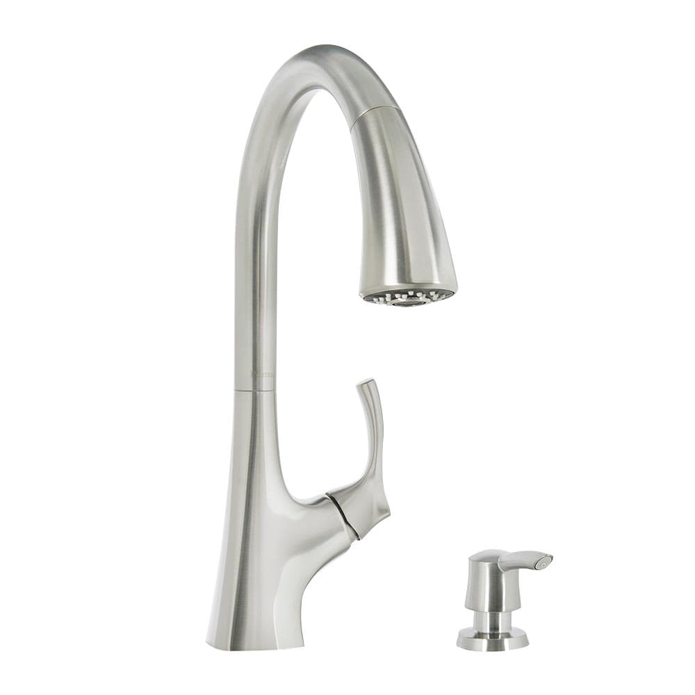 Robinet de cuisine à douchette rétractable 1 poignée Masey inox PFISTER