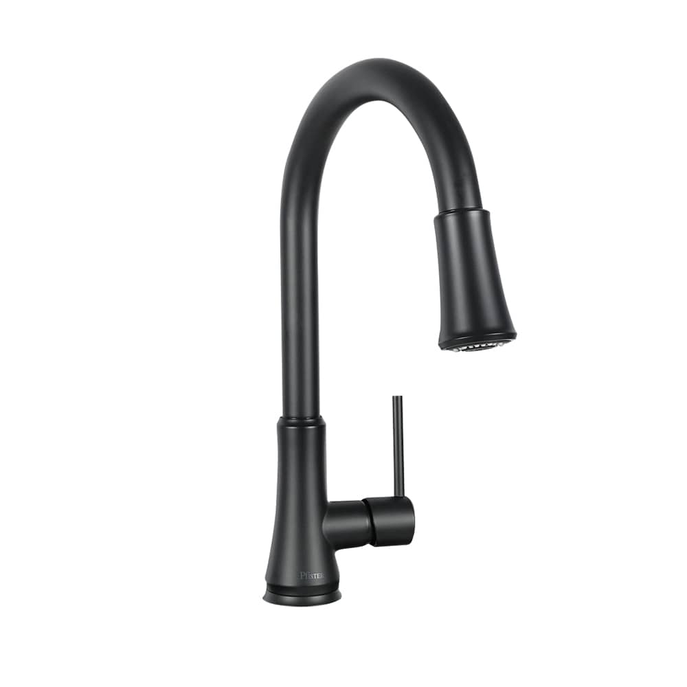 Robinet de cuisine à douchette rétractable 1 poignée Classic noir PFISTER