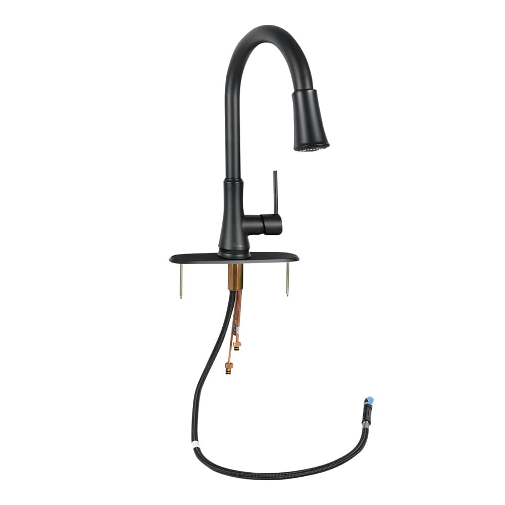 Robinet de cuisine à douchette rétractable 1 poignée Classic noir PFISTER