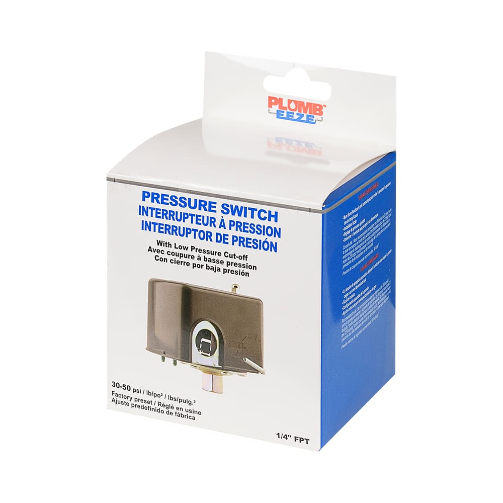 Interrupteur à pression pour pompe PLUMB EEZE