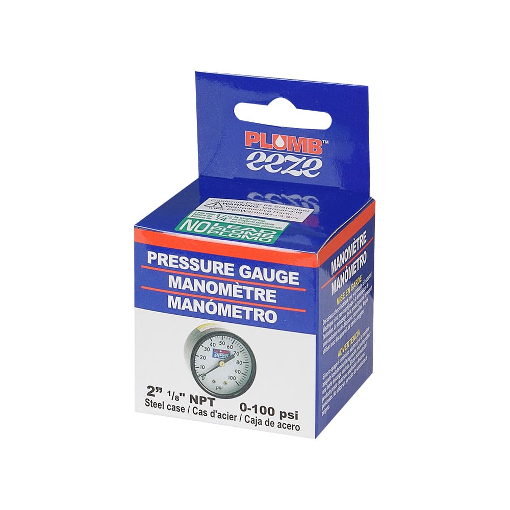 Manometer 1/8 in. FPT Coupling 0 to 100 psi