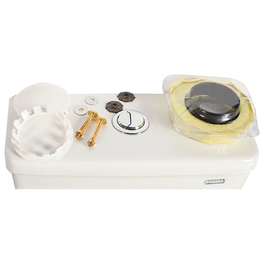 Toilette monobloc à double chasse blanche Paloma 4 L/6 L TASSILI SUPRA