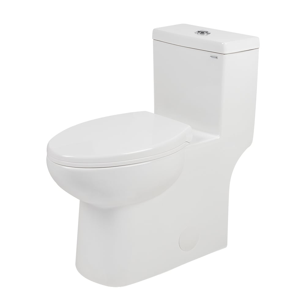 TASSILI Edna One-Piece Dual-Flush Toilet White 4 L/6 L