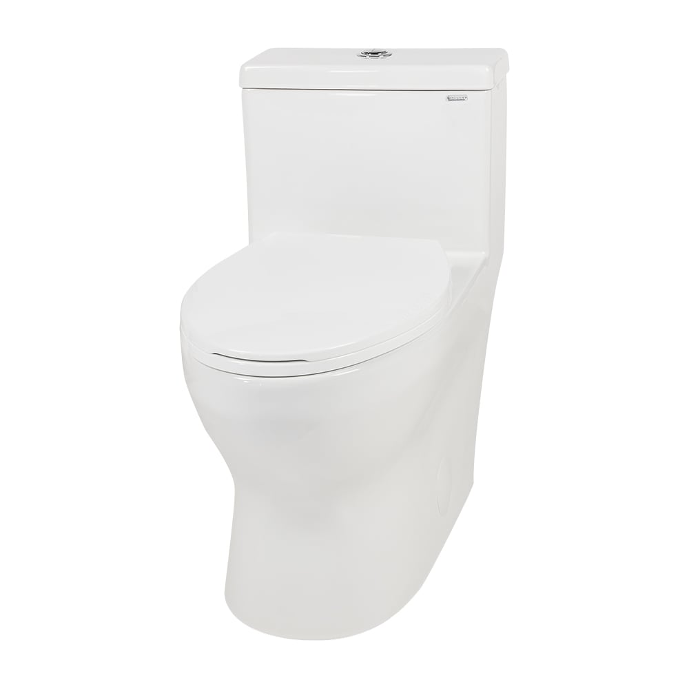 Toilette monobloc à double chasse blanche Opal 4 L/6 L TASSILI