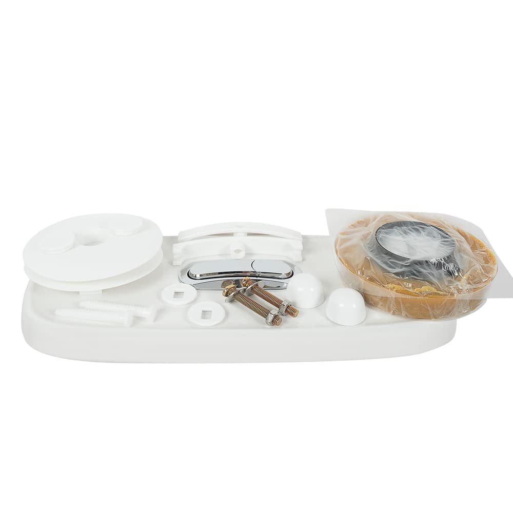 Toilette monobloc à double chasse blanche Wyro 4 L/6 L