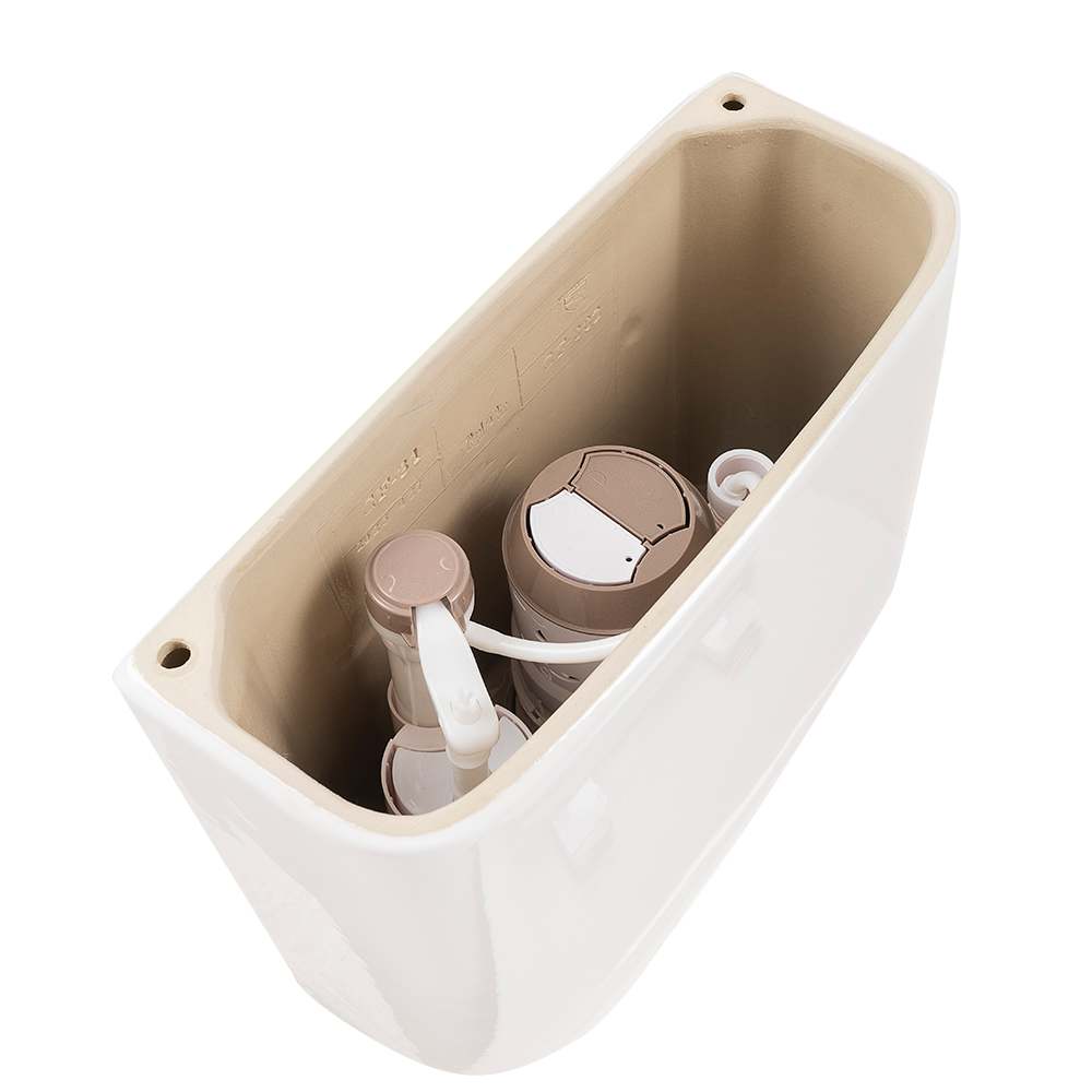 Toilette monobloc à double chasse blanche Wyro 4 L/6 L