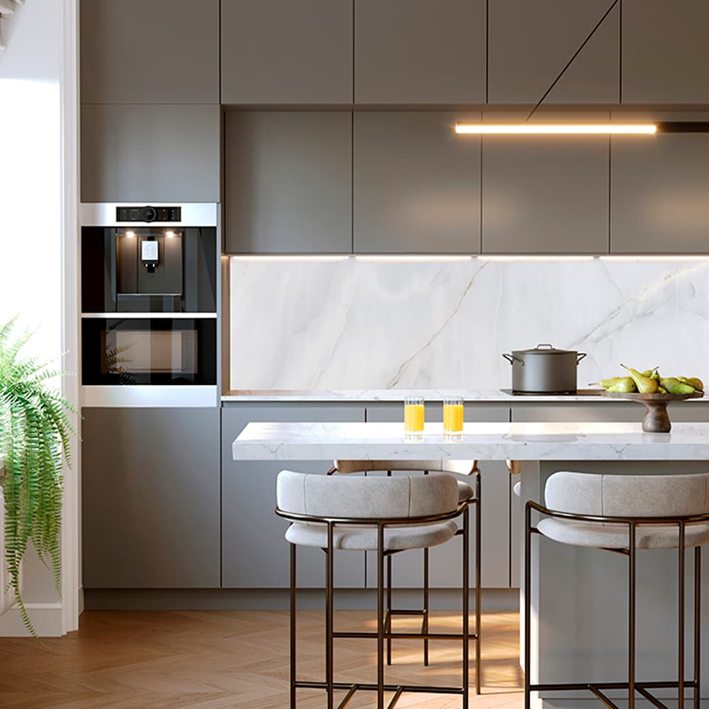 Panneau mural Marbre perle 47&nbsp;po&nbsp;x&nbsp;96&nbsp;po TECHNOFORM