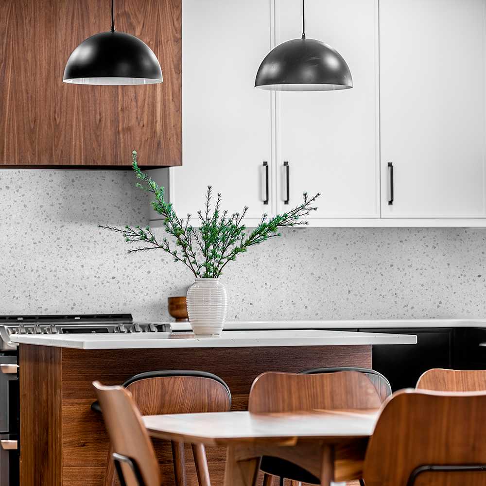 Panneau mural Picot argenté 47 po x 96 po TECHNOFORM