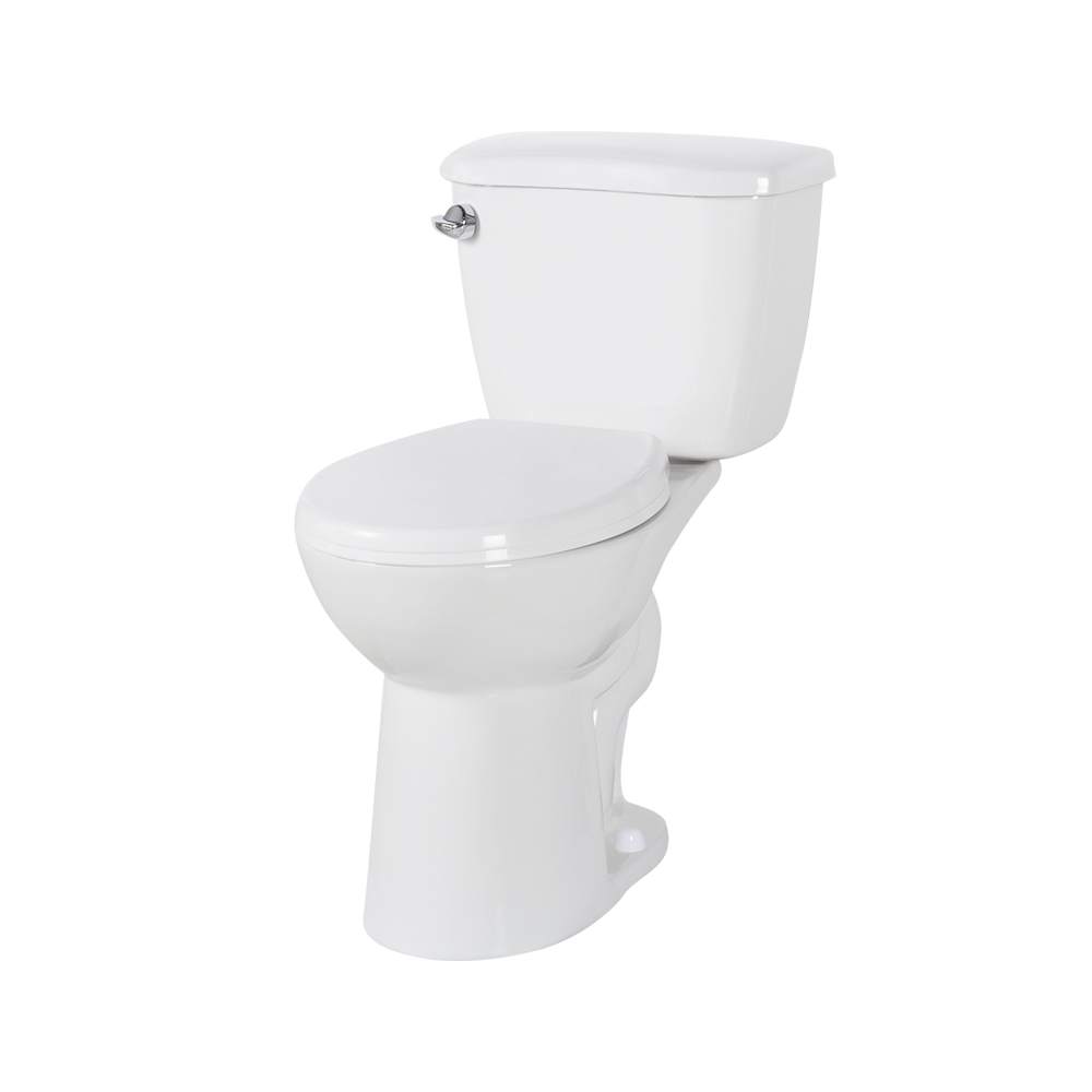 Toilette 2 pièces à simple chasse blanche Klaus 4,8 L TASSILI