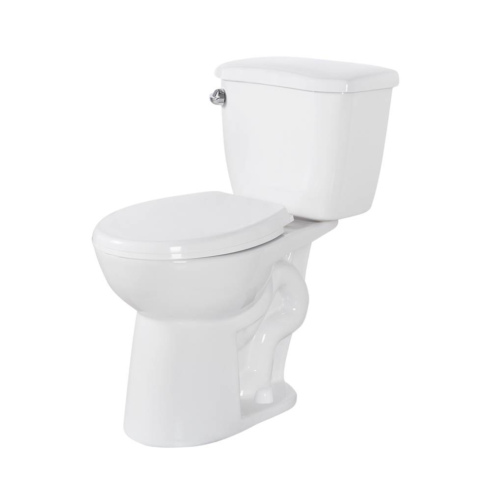 TASSILI Klaus 2-Piece Single-Flush Toilet White 4.8 L