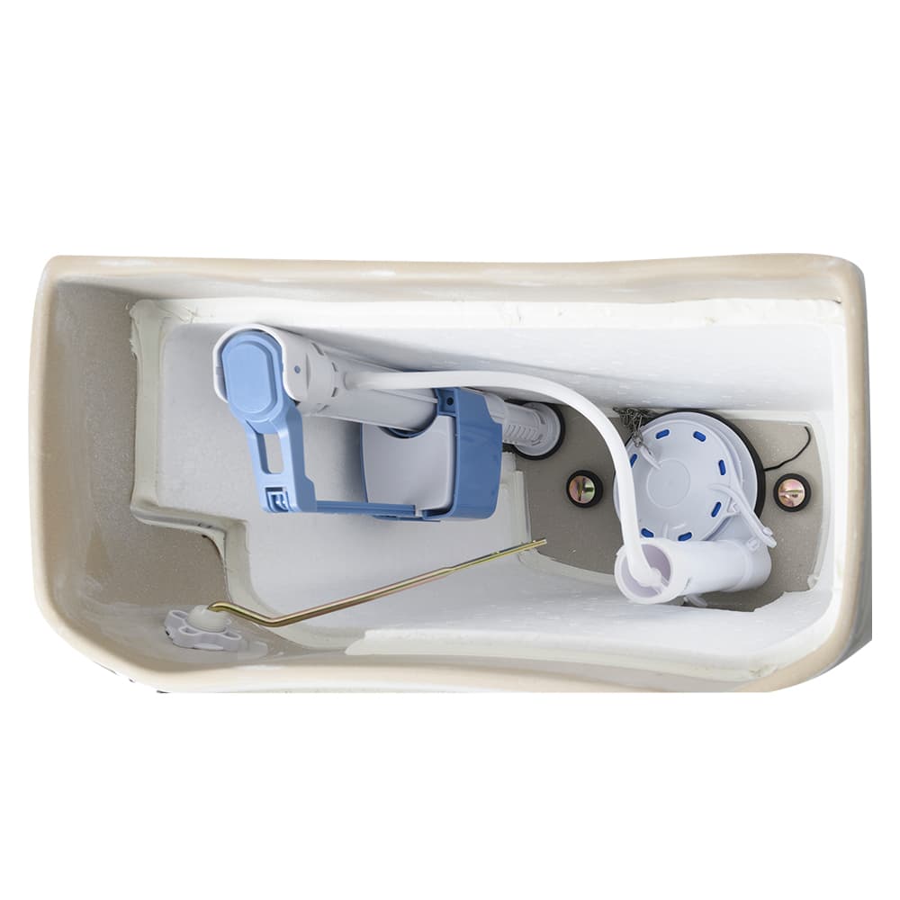 TASSILI Klaus 2-Piece Single-Flush Toilet White 4.8 L