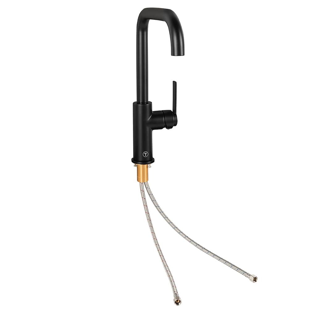 Robinet de cuisine 1 poignée Giuseppe noir TASSILI