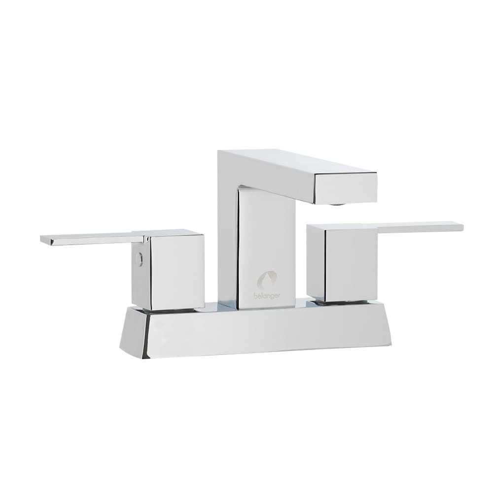 Robinet de lavabo 2 poignées Quadrato chrome