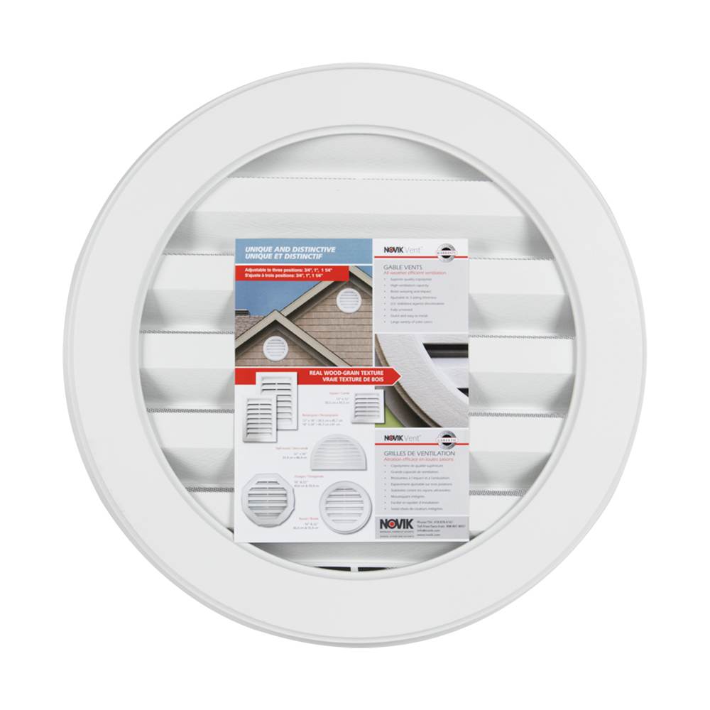 Round Gable Vent 22 in.