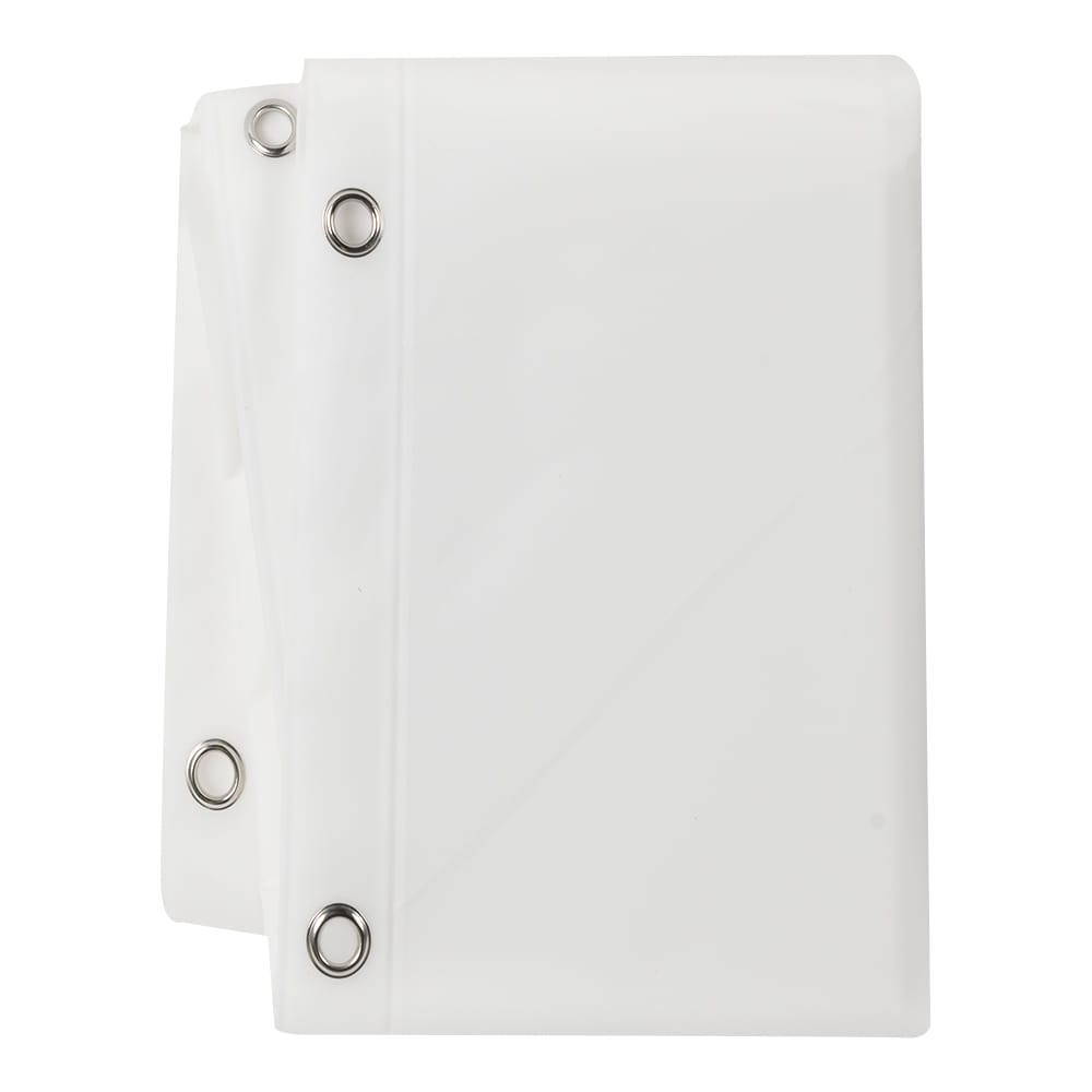 Doublure de rideau de douche givrée