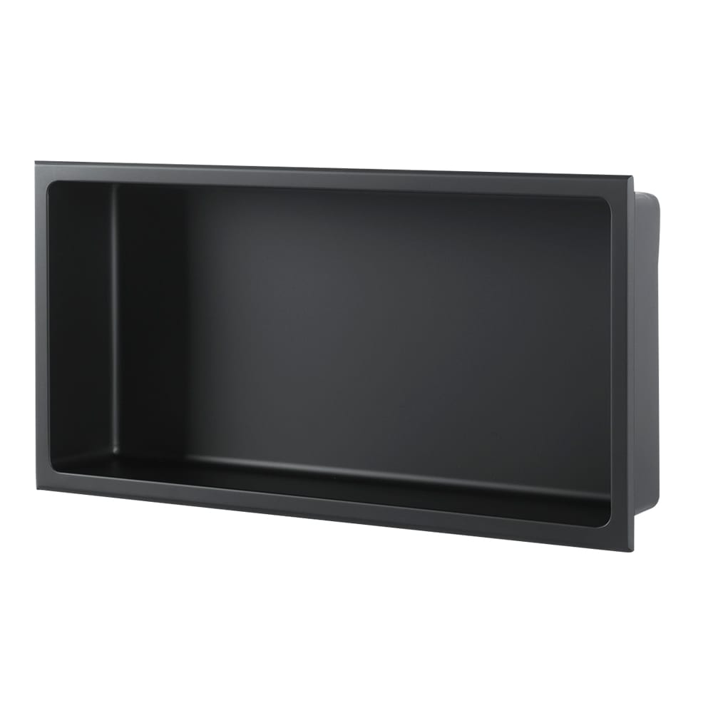 Niche de douche noire 12&nbsp;po&nbsp;x&nbsp;24&nbsp;po TASSILI SUPRA