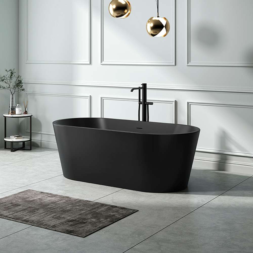 Baignoire autoportante Fundy drain central 66 15/16&nbsp;po&nbsp;x&nbsp;30 11/16&nbsp;po TASSILI SUPRA