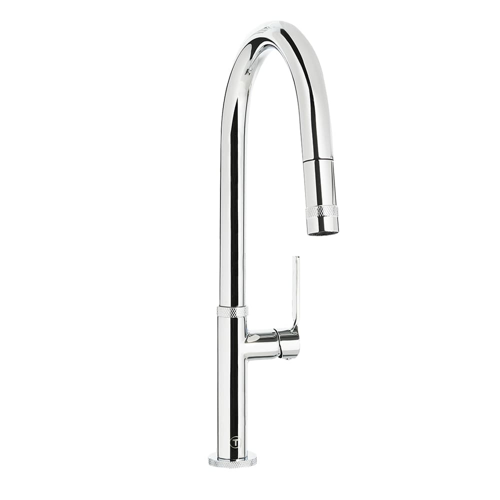 Robinet de cuisine à douchette rétractable 1 poignée Federico chrome TASSILI SUPRA