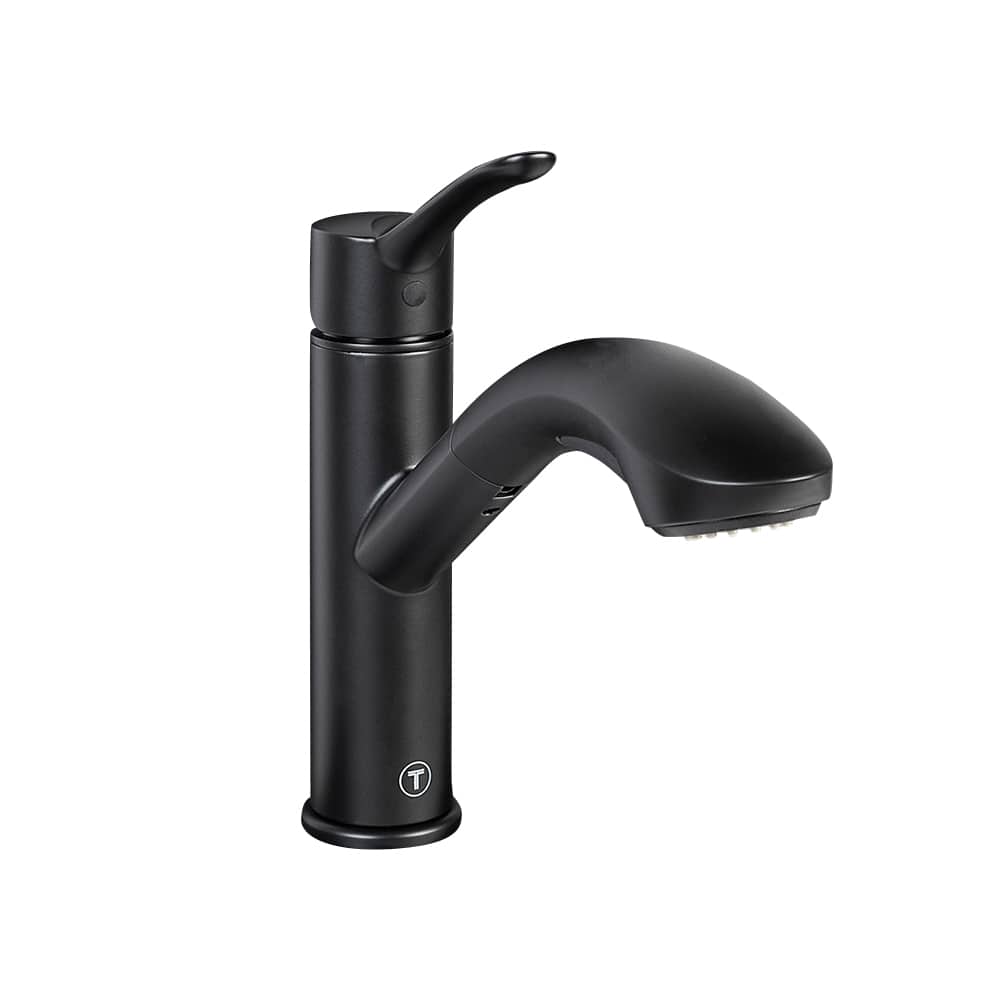 Robinet de cuisine à douchette rétractable 1 poignée Alessio noir TASSILI SUPRA