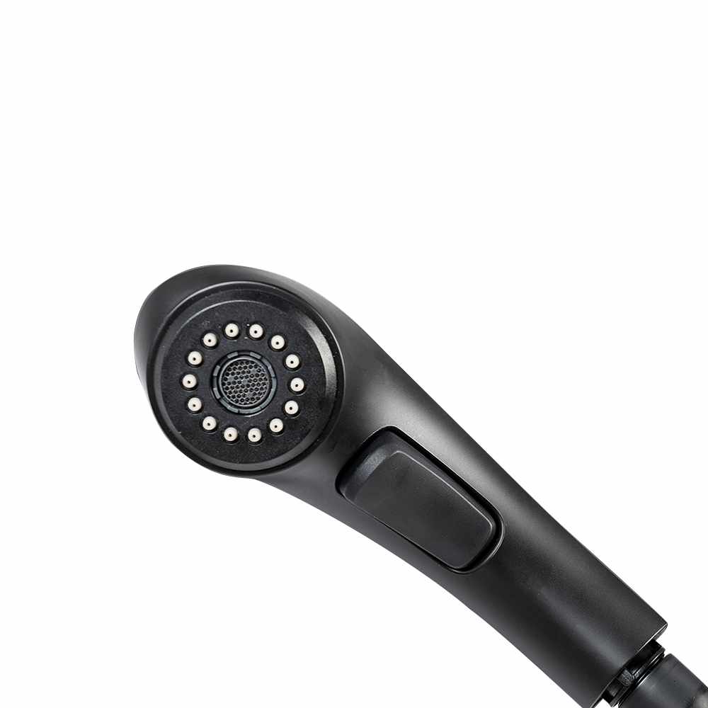 Robinet de cuisine à douchette rétractable 1 poignée Alessio noir TASSILI SUPRA