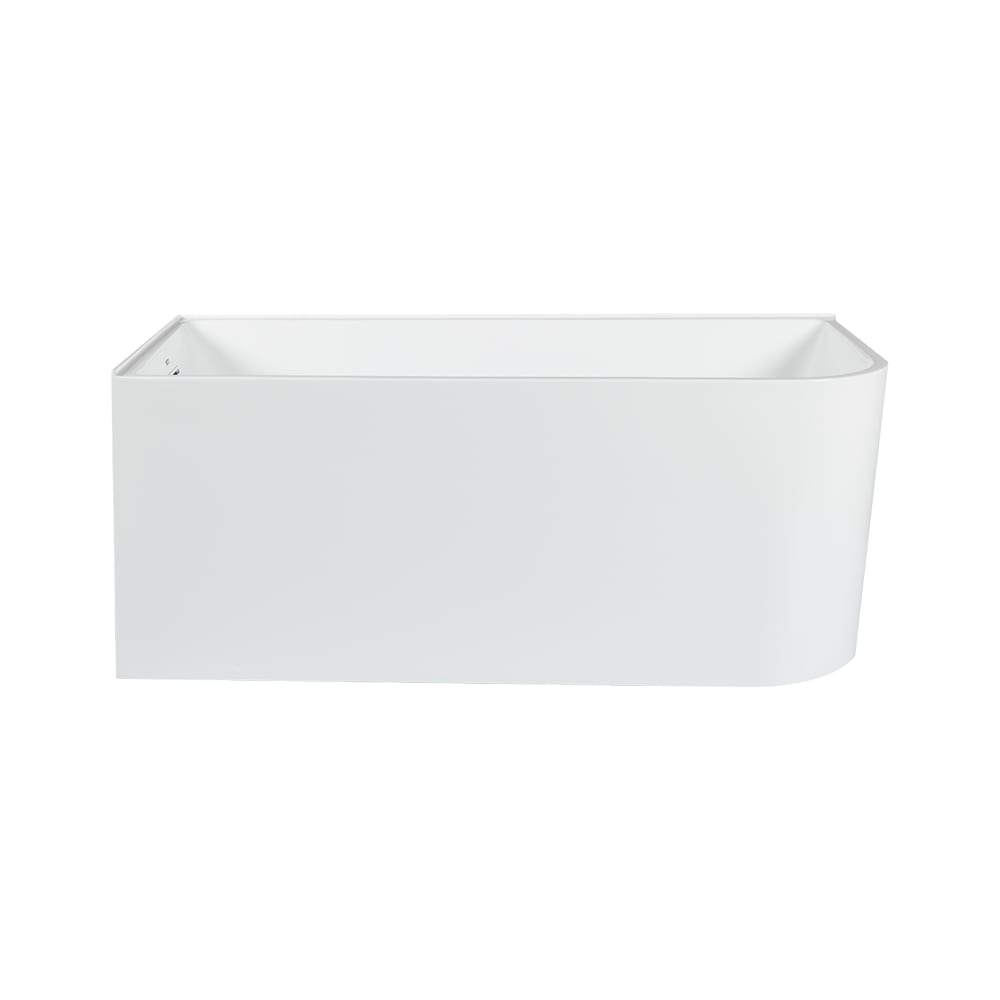 TASSILI SUPRA Hudson Corner Bathtub Left-Hand Drain 59 in. x 27 3/4 in.