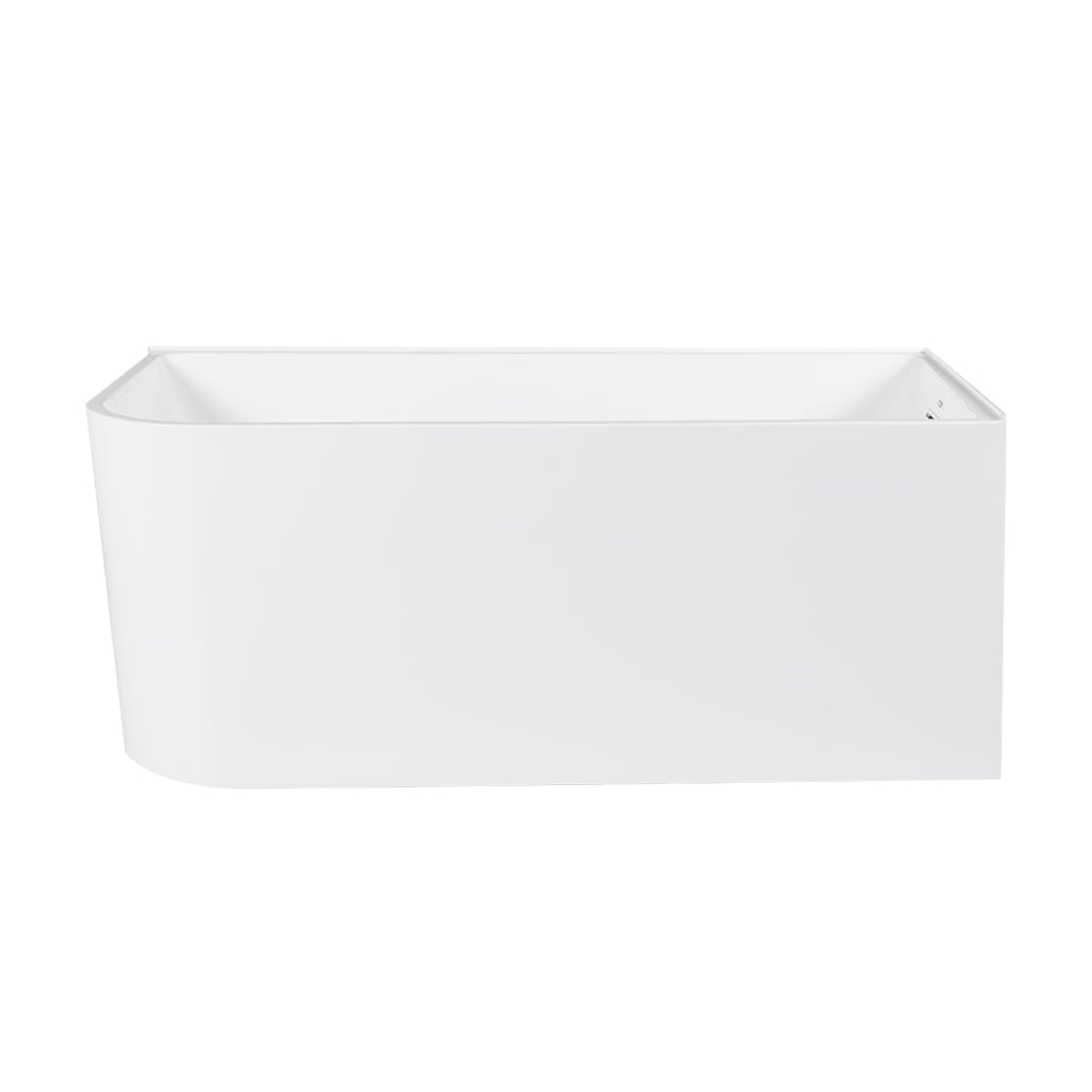 TASSILI SUPRA Hudson Corner Bathtub Right-Hand Drain 59 in. x 27 3/4 in.