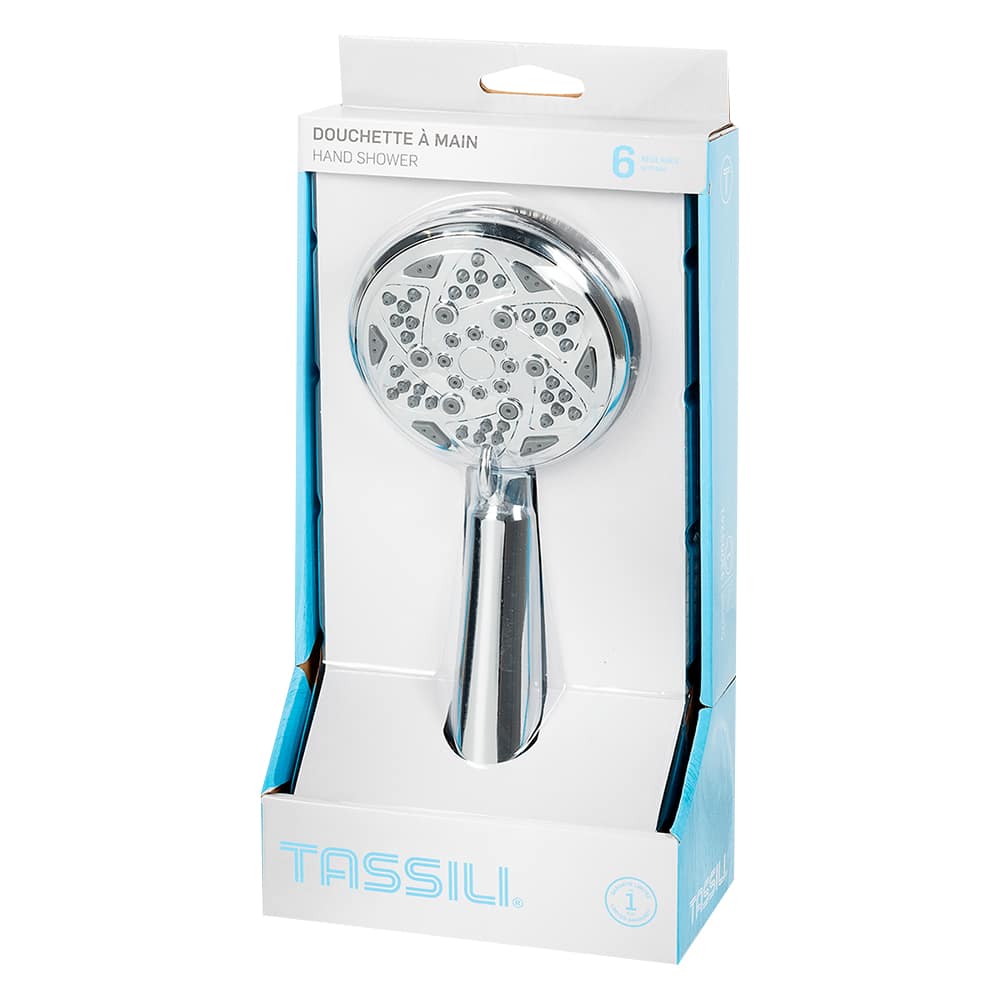 Douchette à main 6 réglages chrome TASSILI