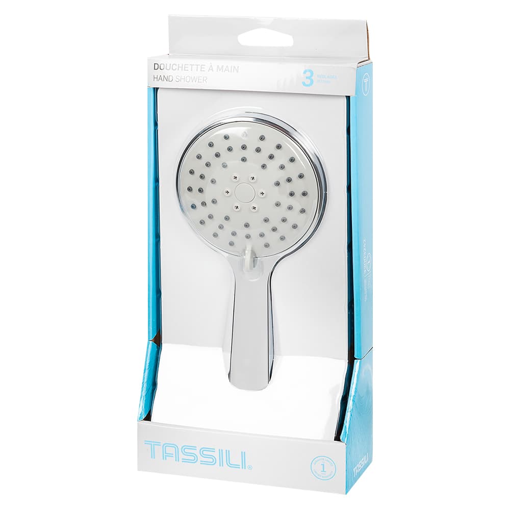 Douchette à main 3 réglages chrome TASSILI