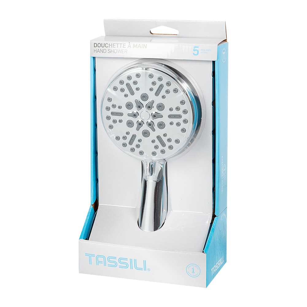 Douchette à main 5 réglages chrome TASSILI