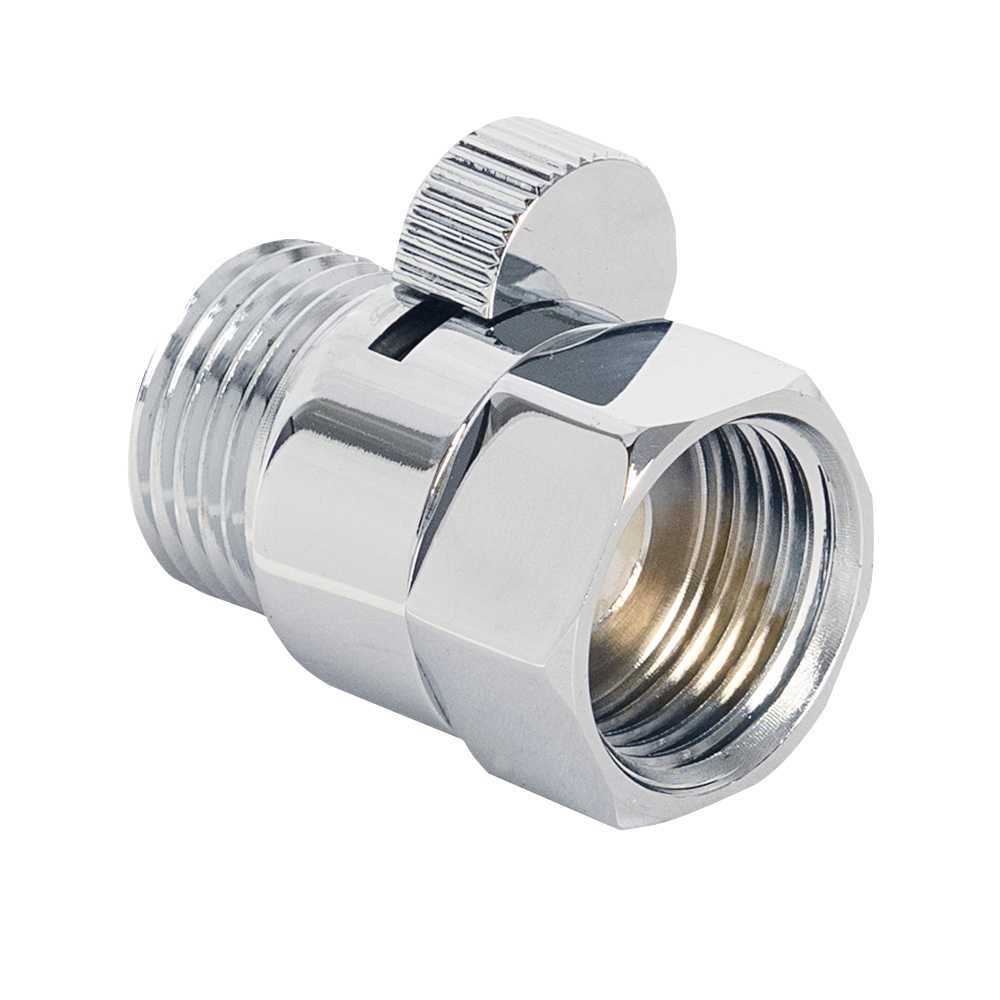 Soupape de contrôle du débit d'eau chrome TASSILI