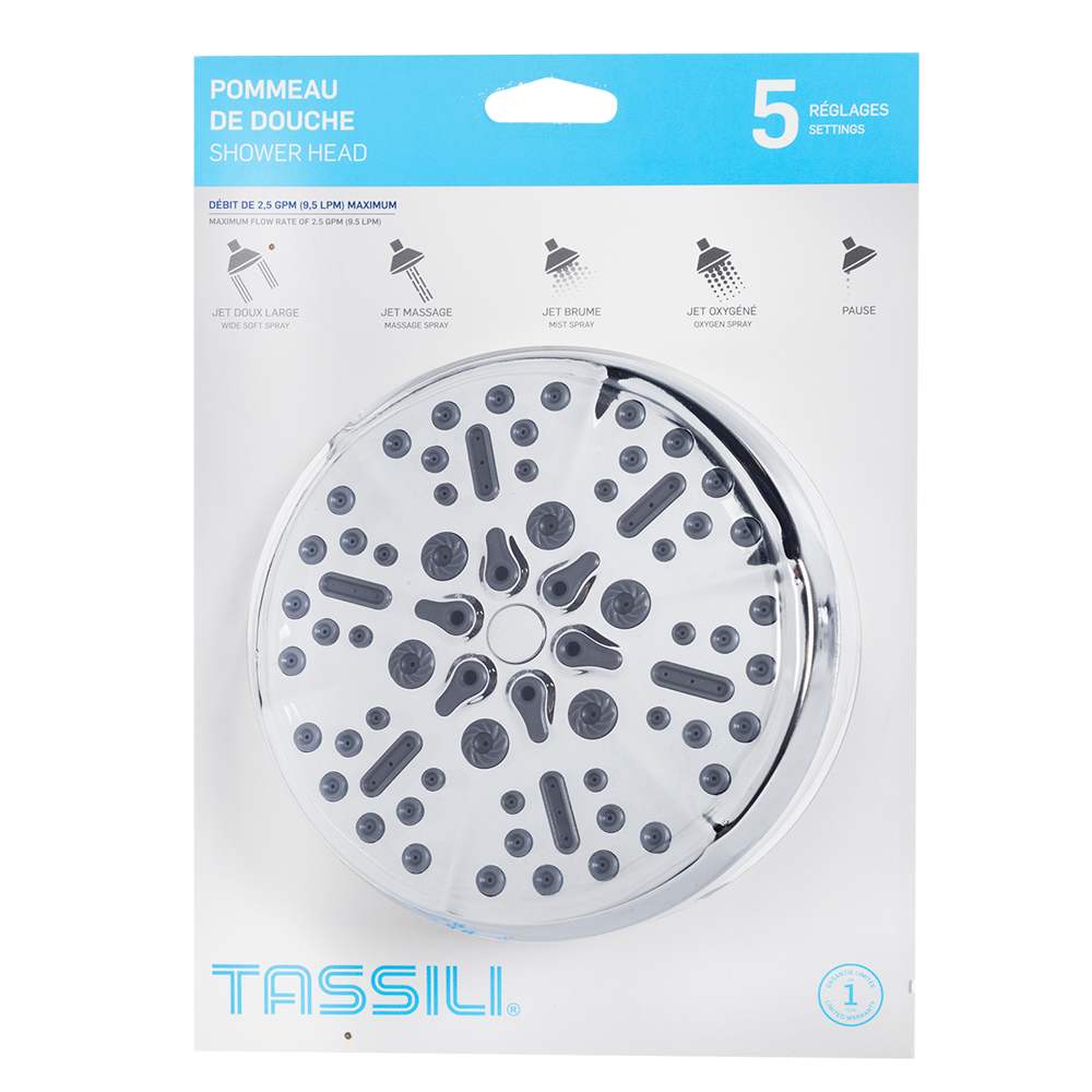 Pommeau de douche à 5 réglages TASSILI