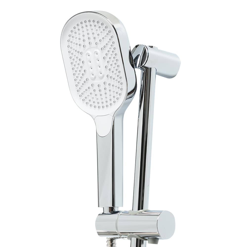 Douchette à main sur barre murale 3 réglages chrome TASSILI SUPRA