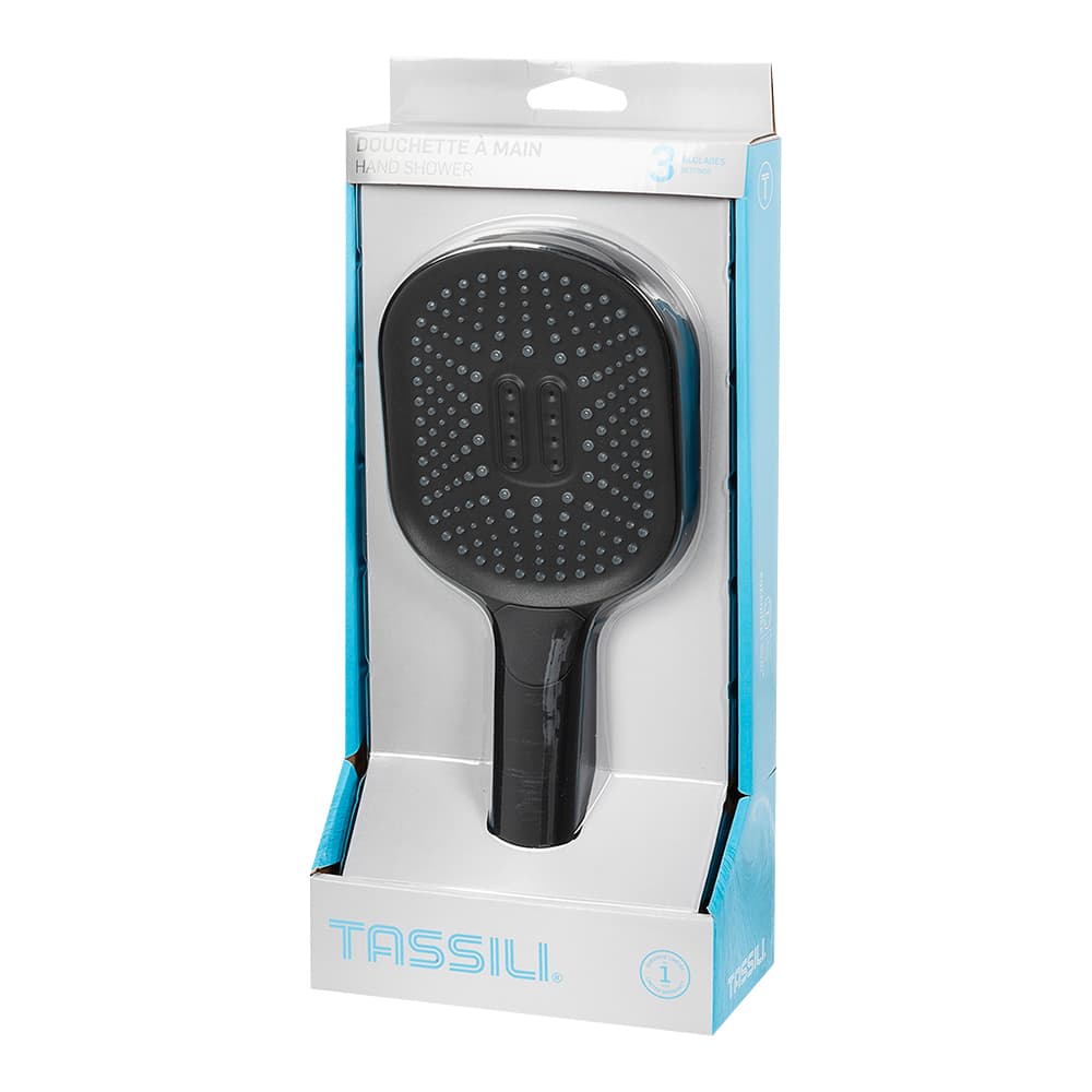 Douchette à main 3 réglages noire TASSILI