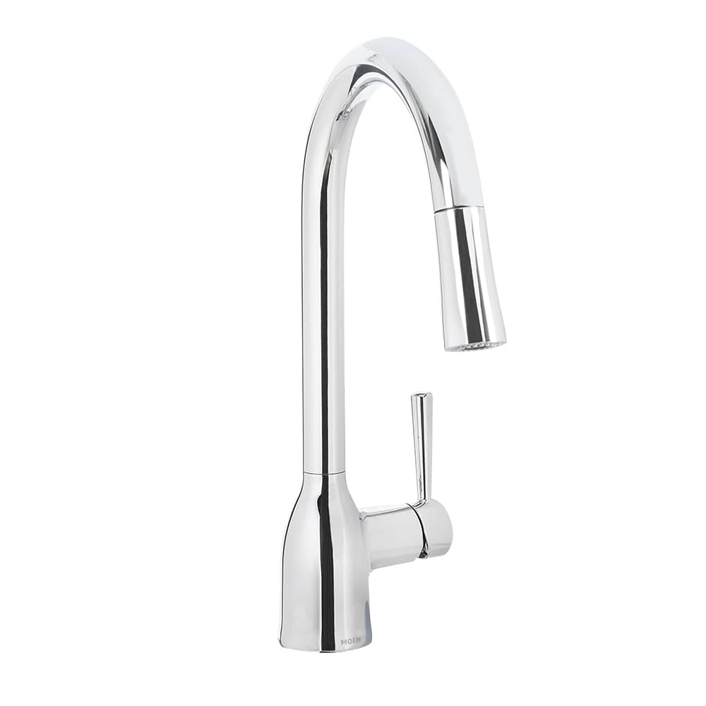 Robinet de cuisine à douchette rétractable 1 poignée Adler chrome MOEN