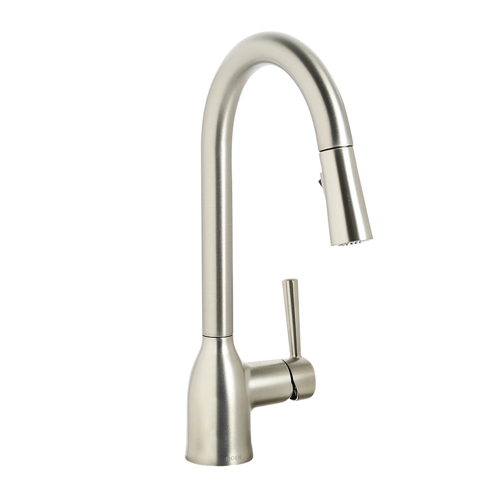 Robinet de cuisine à douchette rétractable 1 poignée Adler inox MOEN