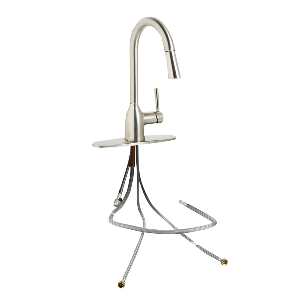 Robinet de cuisine à douchette rétractable 1 poignée Adler inox MOEN