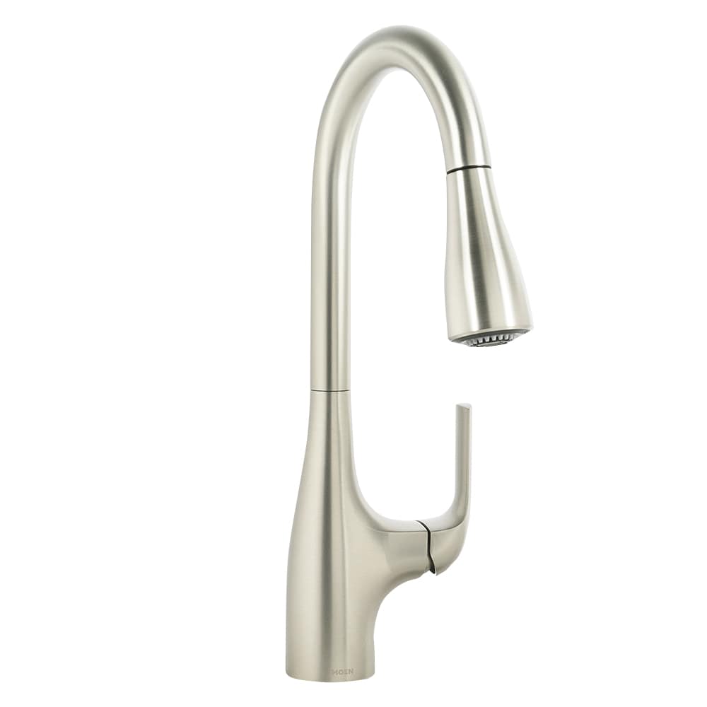 MOEN Leesi 1-Handle Pull-Out Kitchen Faucet Stainless
