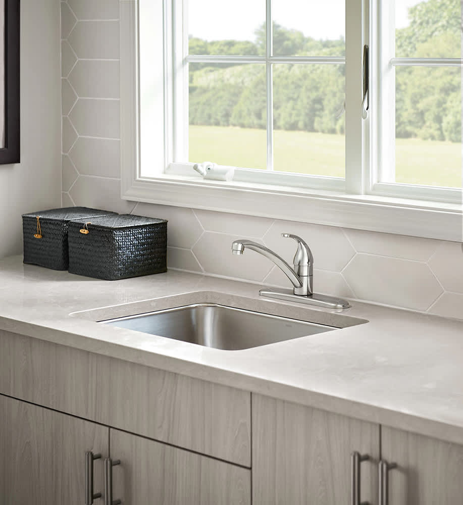 MOEN Adler 1-Handle Kitchen Faucet Chrome