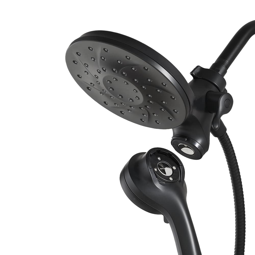 Robinet de baignoire-douche avec douchette 1 poignée Mikah Moen noir