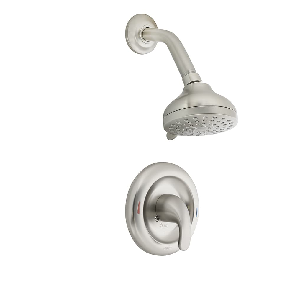Robinet de douche 1 poignée Adler Moen nickel brossé
